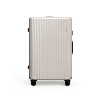 PISTACHIO striped Check-In Medium Luggage