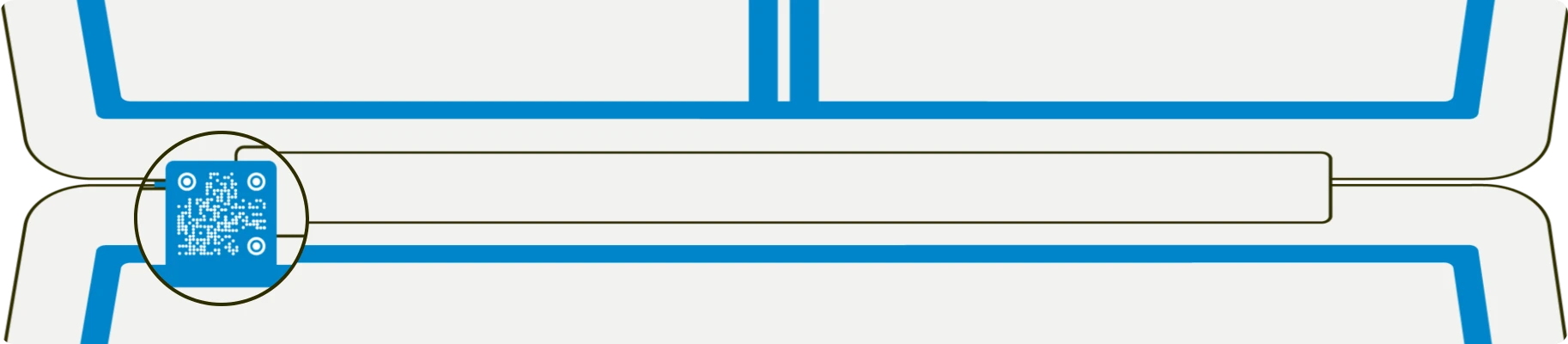 行李箱中的防偽標籤