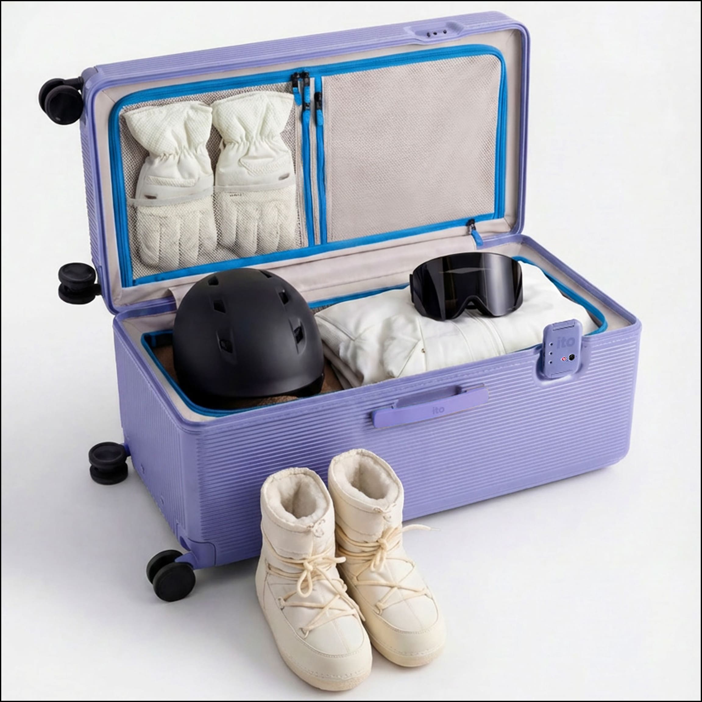 PISTACHIO 2 striped trunk Limited Edition Carry-On Luggage | ITO